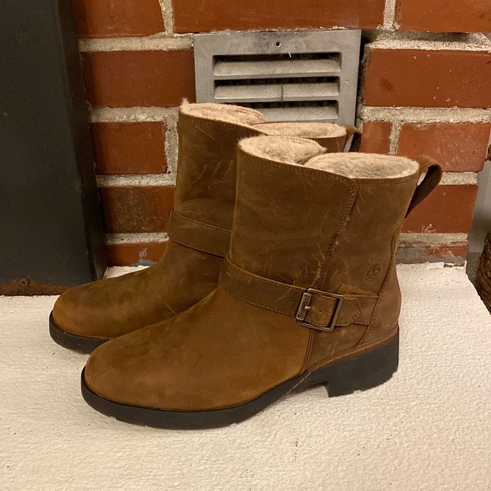 Timberland Leather with Fur Boots